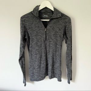 Columbia gray quarter zip